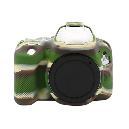 For Canon EOS 250D Soft Silicone Protective Case (Camouflage) by bashfashion