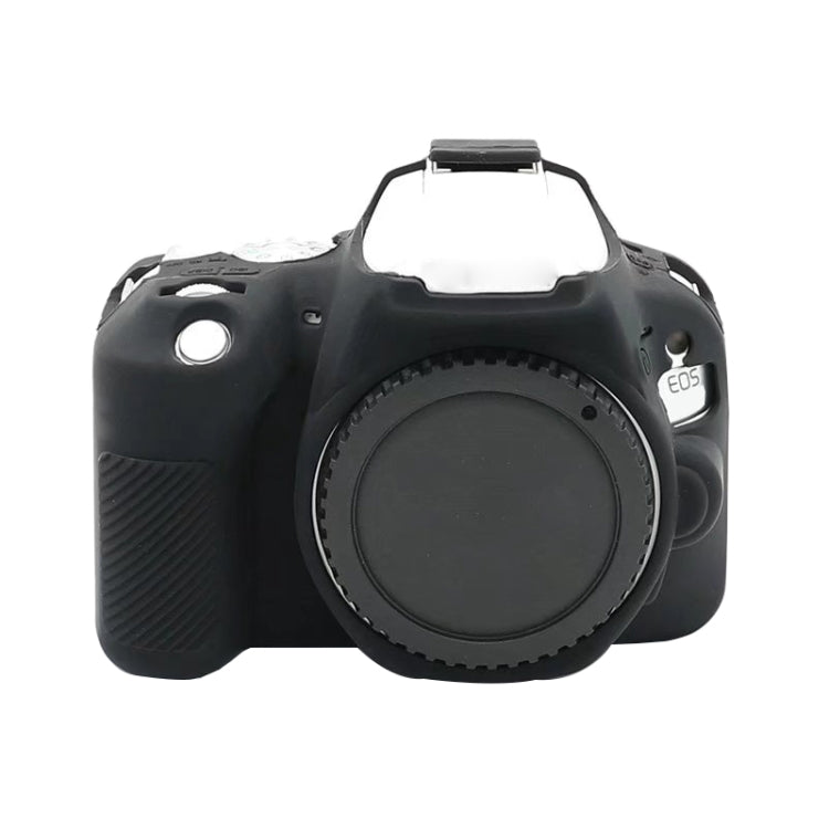For Canon EOS 250D Soft Silicone Protective Case (Black) by bashfashion
