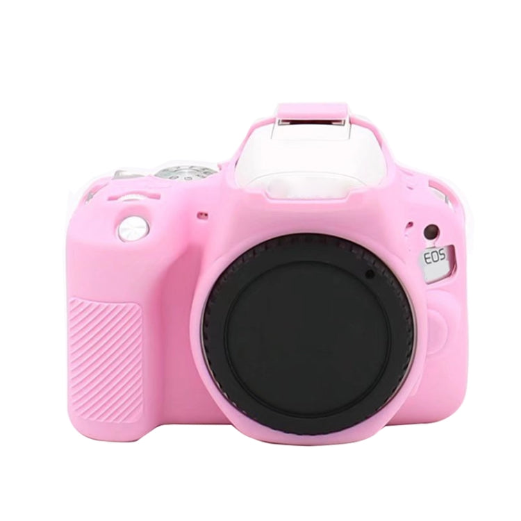For Canon EOS 250D Soft Silicone Protective Case (Pink) by bashfashion