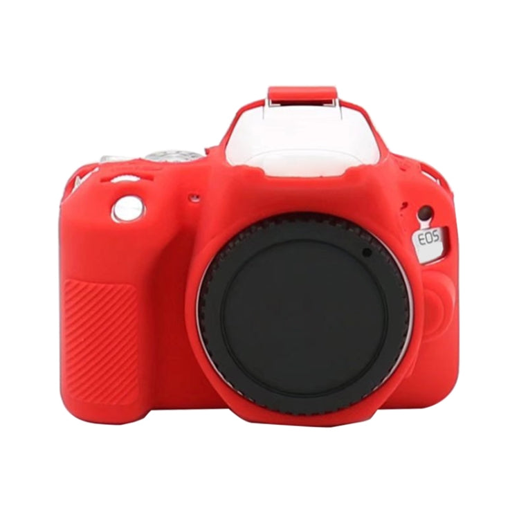 For Canon EOS 250D Soft Silicone Protective Case (Red) by bashfashion