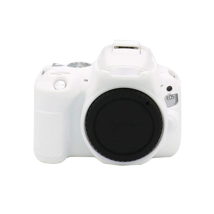 For Canon EOS 250D Soft Silicone Protective Case (White) by bashfashion