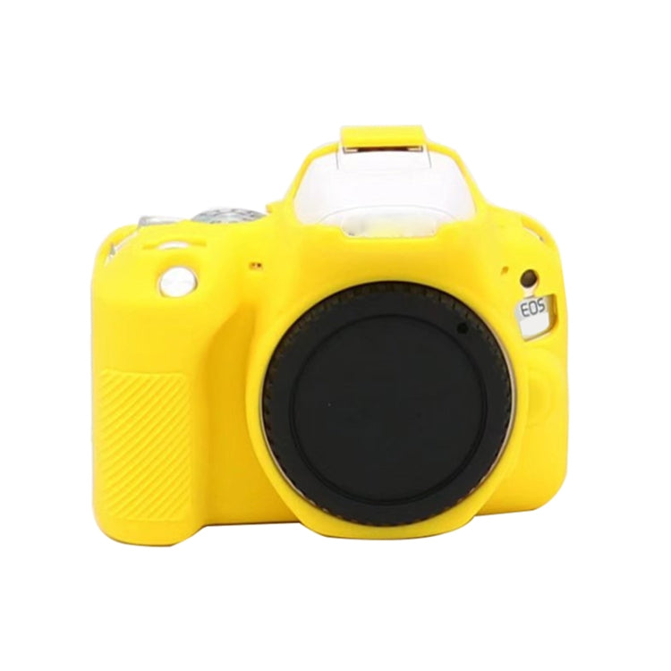 For Canon EOS 250D Soft Silicone Protective Case (Yellow) by bashfashion