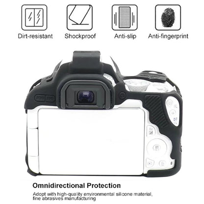 For Canon EOS 250D Soft Silicone Protective Case (White) by bashfashion