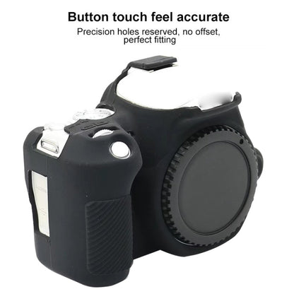 For Canon EOS 250D Soft Silicone Protective Case (Black) by bashfashion