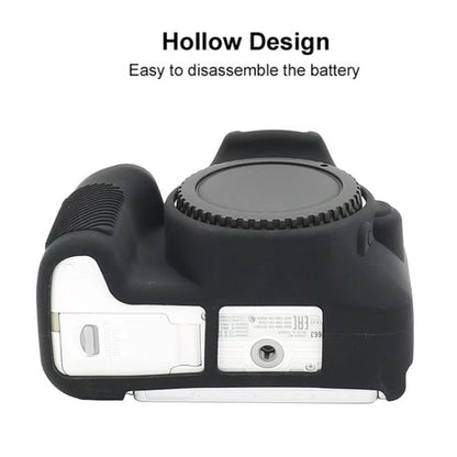 For Canon EOS 250D Soft Silicone Protective Case (White) by bashfashion