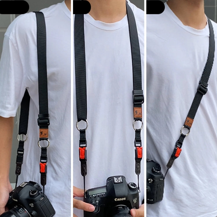 XJ03 Camera Shoulder Hanging Neck Strap(Khaki) by bashfashion