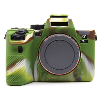 For Sony A7S III / A7S3 Soft Silicone Protective Case(Camouflage) by bashfashion
