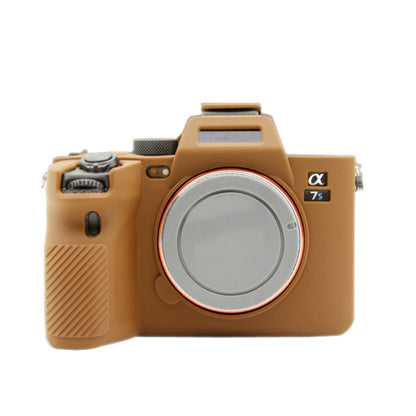 For Sony A7S III / A7S3 Soft Silicone Protective Case(Coffee) by bashfashion