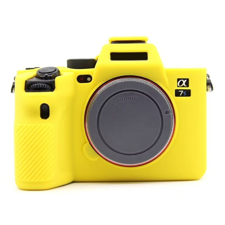 For Sony A7S III / A7S3 Soft Silicone Protective Case(Yellow) by bashfashion