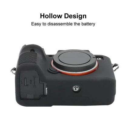 For Sony A7S III / A7S3 Soft Silicone Protective Case(Yellow) by bashfashion