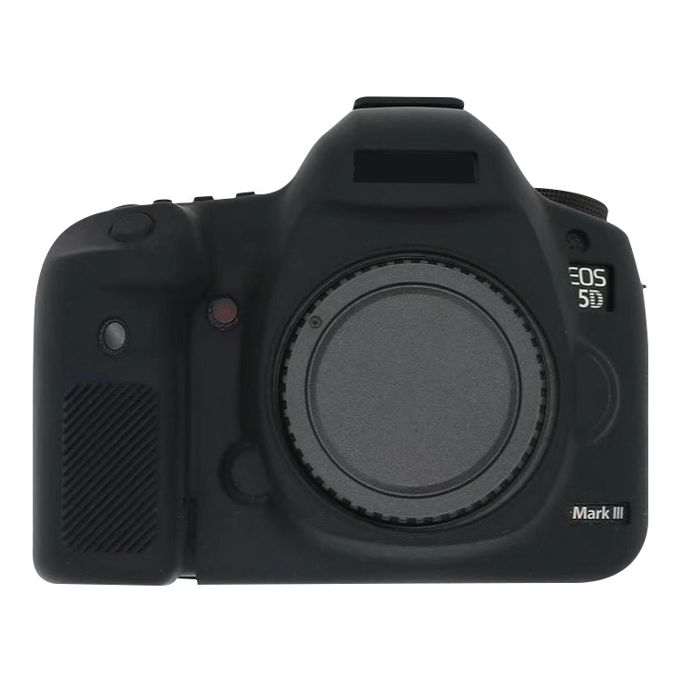 For Canon EOS 5DS Soft Silicone Protective Case (Black) by bashfashion