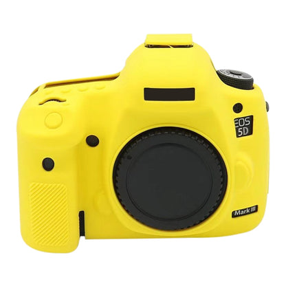 For Canon EOS 5DS Soft Silicone Protective Case (Yellow) by bashfashion