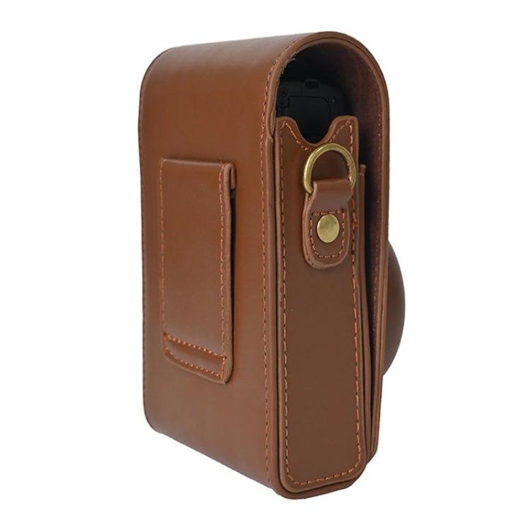 Full Body Camera PU Leather Case Bag with Strap for Ricoh GR / GRII / GRIII, Casio ZR1200 / ZR1500/ ZR2000/ ZR3500, ZR3600 / ZR3700 / ZR5500 (Coffee) by bashfashion