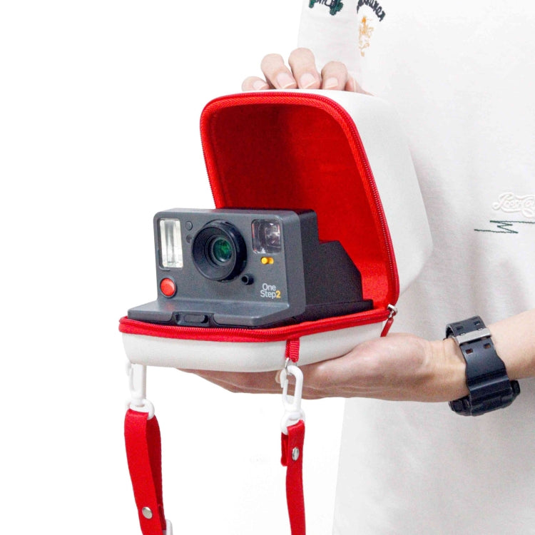 For Polaroid One Step 2 / NOW EVA Camera Case Shockproof Camera Storage Bag (White) by bashfashion