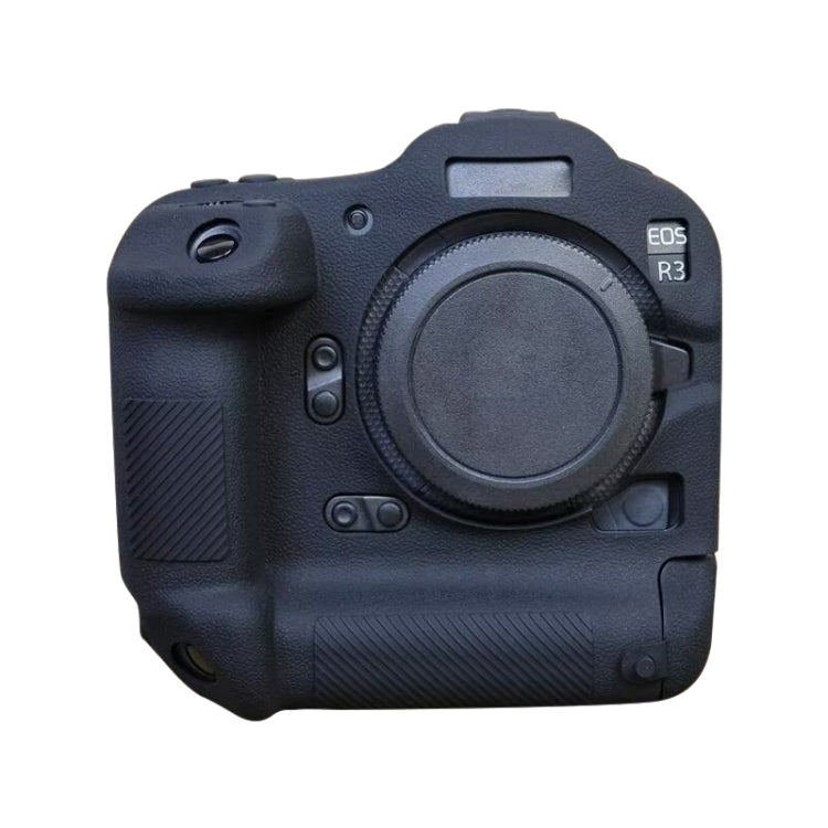 For Canon EOS R3 Soft Silicone Protective Case (Black) by bashfashion