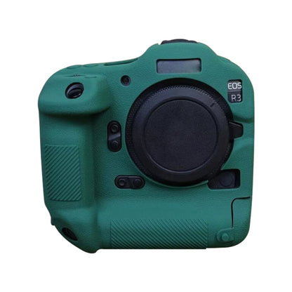 For Canon EOS R3 Soft Silicone Protective Case (Green) by bashfashion