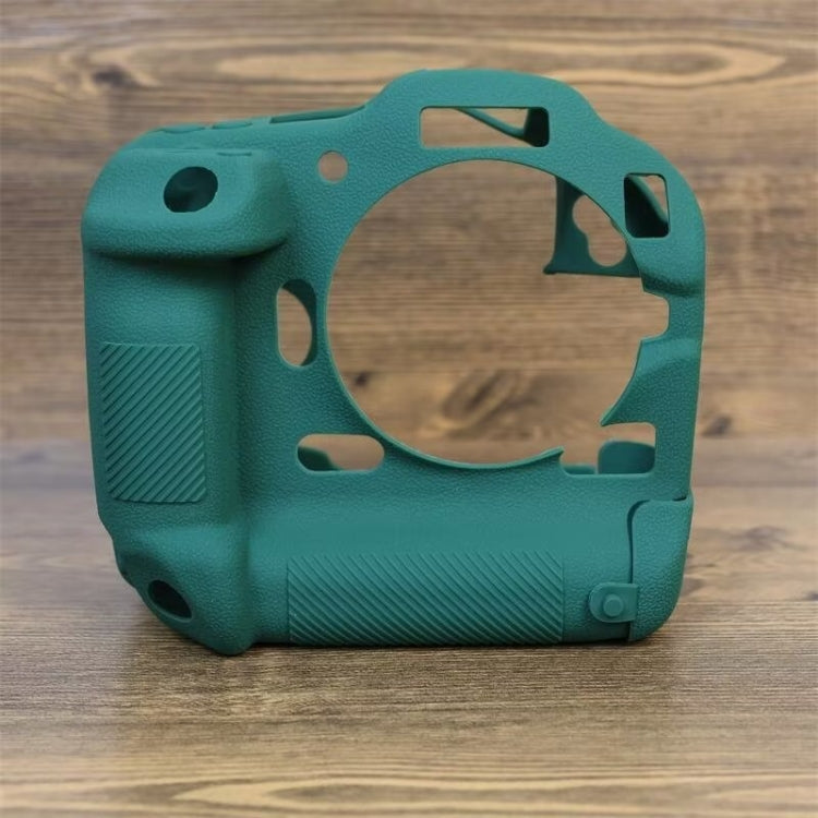 For Canon EOS R3 Soft Silicone Protective Case (Green) by bashfashion