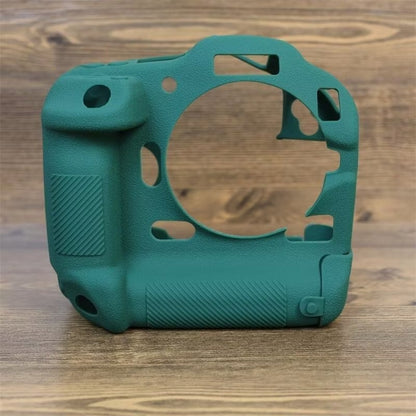 For Canon EOS R3 Soft Silicone Protective Case (Green) by bashfashion