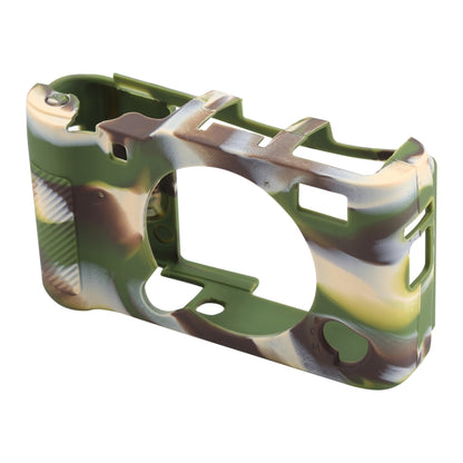 Soft Silicone Protective Case for FUJIFILM X-A5(Camouflage) by bashfashion