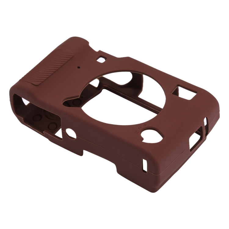 Soft Silicone Protective Case for FUJIFILM X-A5(Coffee) by bashfashion