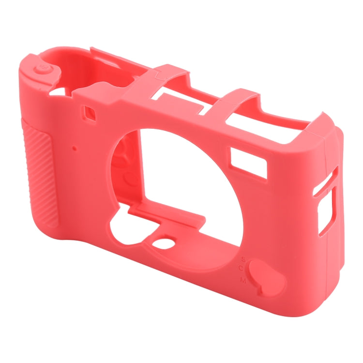 Soft Silicone Protective Case for FUJIFILM X-A5(Magenta) by bashfashion