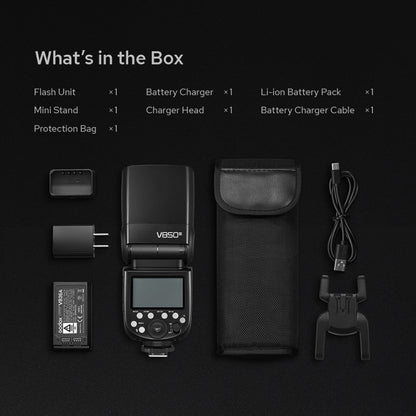 Godox V850III 2.4GHz Wireless Flash Speedlite Camera Light(EU Plug) by Godox