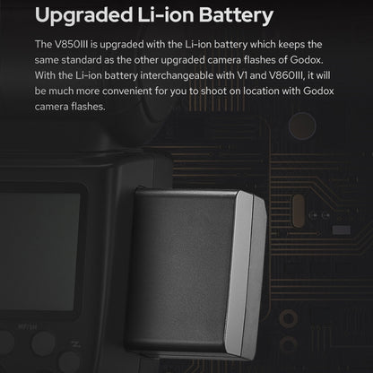 Godox V850III 2.4GHz Wireless Flash Speedlite Camera Light(EU Plug) by Godox