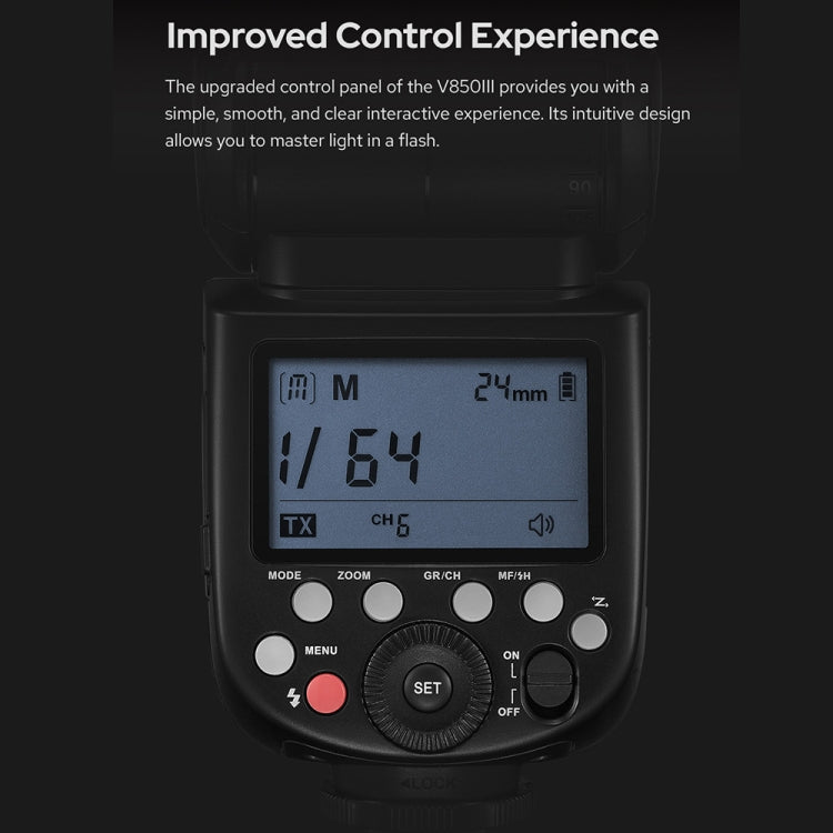 Godox V850III 2.4GHz Wireless Flash Speedlite Camera Light(EU Plug) by Godox