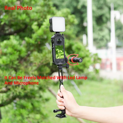 For Insta360 X3 YELANGU LW-ONE X3 Metal Cage Extended Frame Case by YELANGU