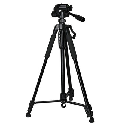 3366 Quality 1.4m Portable Phone Live Selfie Tripod DV SLR Camera Stand (Black) by bashfashion