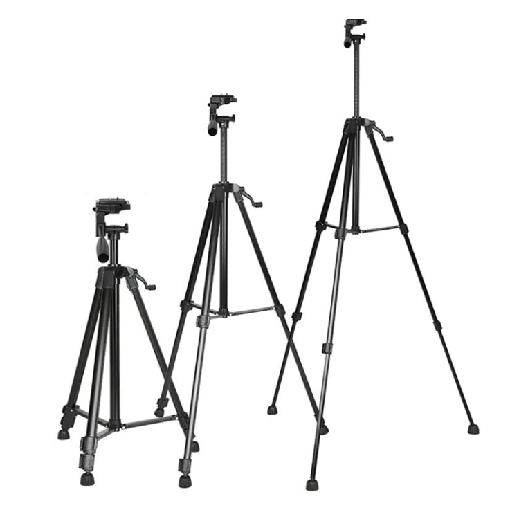3366 Quality 1.4m Portable Phone Live Selfie Tripod DV SLR Camera Stand (Black) by bashfashion