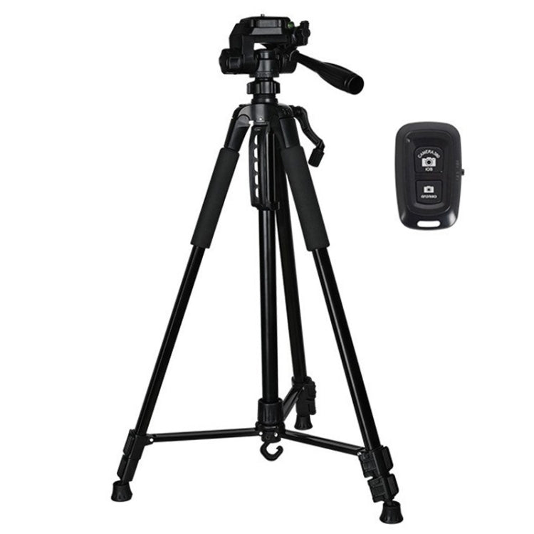 3388 1.3m Portable Phone Live Selfie Tripod DV SLR Camera Stand (Black) by bashfashion