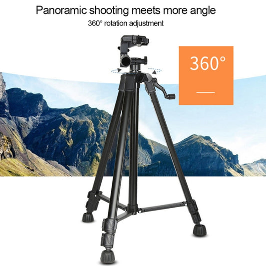3388 1.3m Portable Phone Live Selfie Tripod DV SLR Camera Stand (Black) by bashfashion