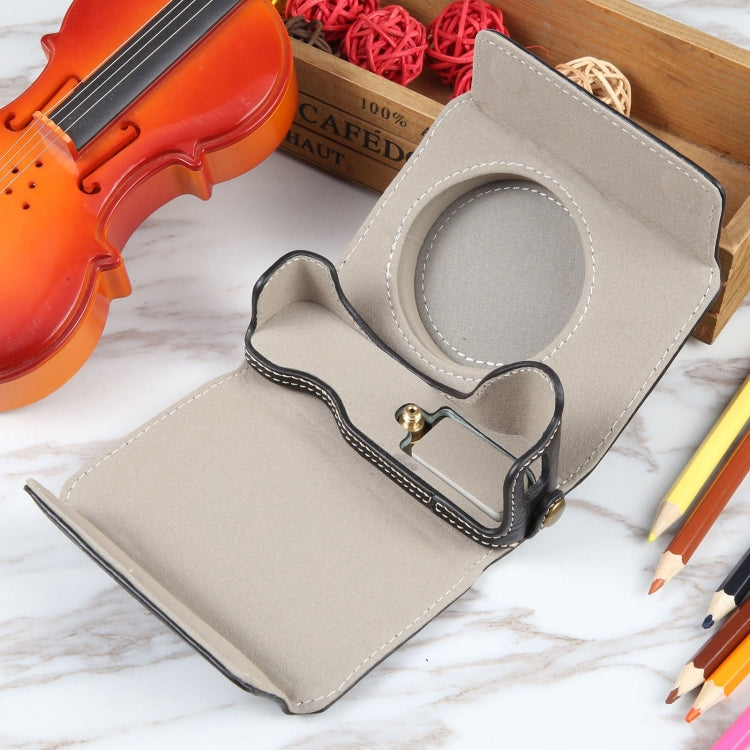 For Canon PowerShot G7 X Full Body Camera PU Leather Camera Case Bag with Strap (Black) by bashfashion