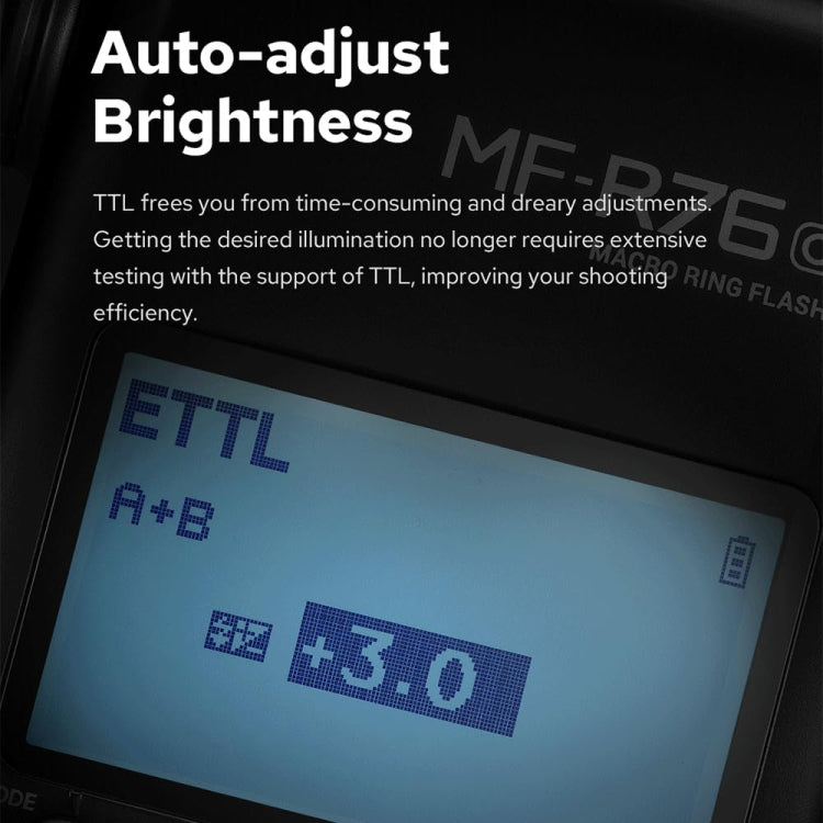 Godox MF-R76S TTL Macro Ring Flash for Sony by Godox