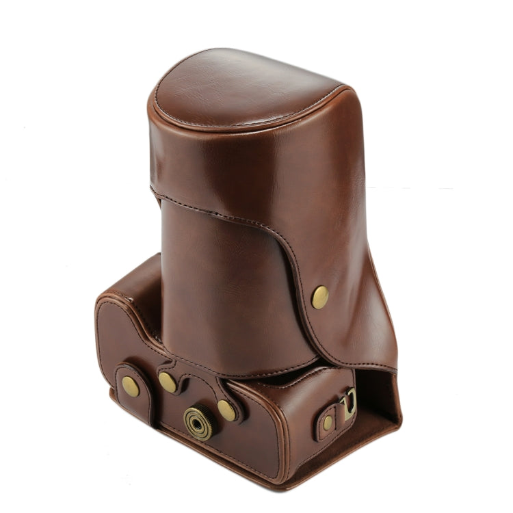 Full Body Camera PU Leather Case Bag for Nikon D7200 / D7100 / D7000 (18-200 / 18-140mm Lens) (Coffee) by bashfashion