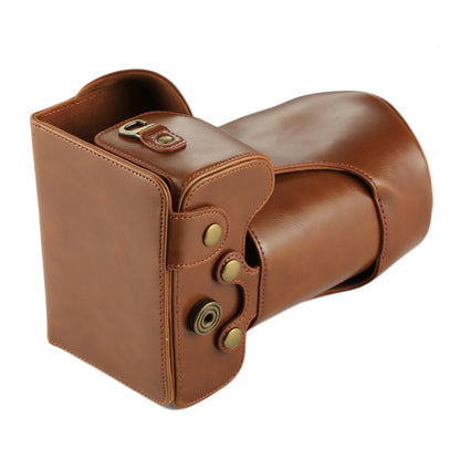 Full Body Camera PU Leather Case Bag for Nikon D7200 / D7100 / D7000 (18-200 / 18-140mm Lens) (Brown) by bashfashion