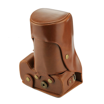 Full Body Camera PU Leather Case Bag for Nikon D7200 / D7100 / D7000 (18-200 / 18-140mm Lens) (Brown) by bashfashion