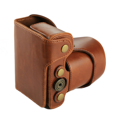 Full Body Camera PU Leather Case Bag with Strap for Sony NEX 7 / F3 (18-55mm Lens)(Brown) by bashfashion