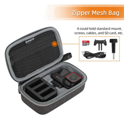For Insta360 Ace / Ace Pro 1 / Ace Pro 2 Sunnylife Portable Carrying Case Handbag Mini Travel Case Organizer Protective Bag (Dark Grey) by Sunnylife