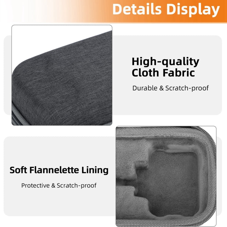 For Insta360 Ace / Ace Pro 1 / Ace Pro 2 Sunnylife Portable Carrying Case Handbag Mini Travel Case Organizer Protective Bag (Dark Grey) by Sunnylife