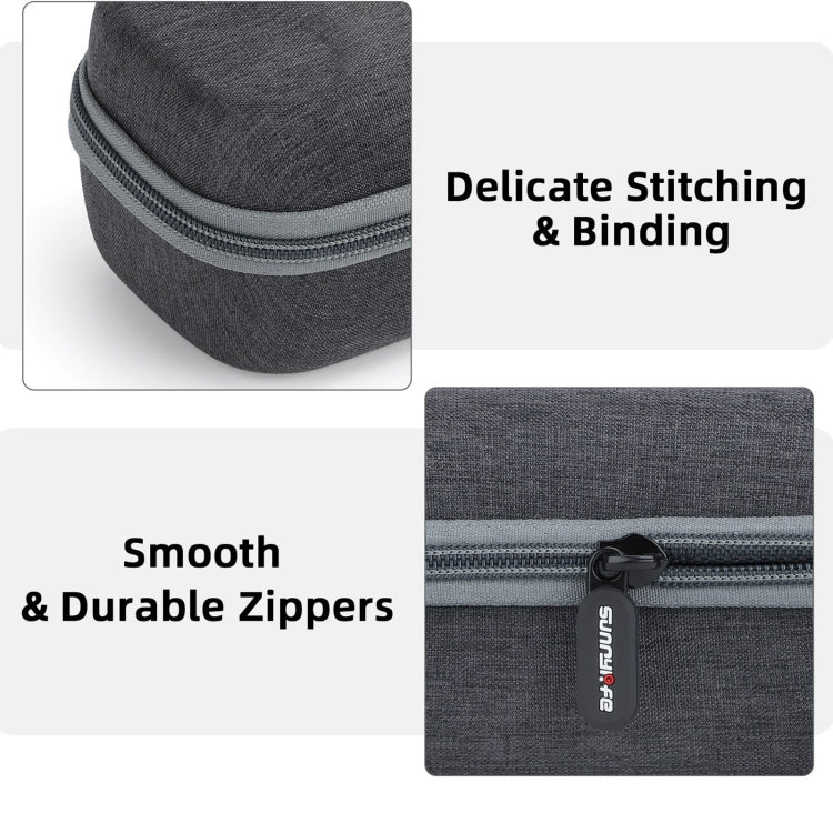 For Insta360 Ace / Ace Pro 1 / Ace Pro 2 Sunnylife Portable Carrying Case Handbag Mini Travel Case Organizer Protective Bag (Dark Grey) by Sunnylife