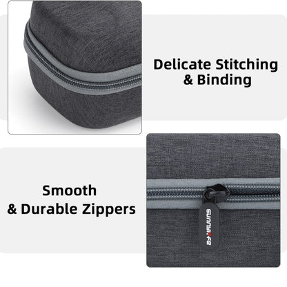 For Insta360 Ace / Ace Pro 1 / Ace Pro 2 Sunnylife Portable Carrying Case Handbag Mini Travel Case Organizer Protective Bag (Dark Grey) by Sunnylife