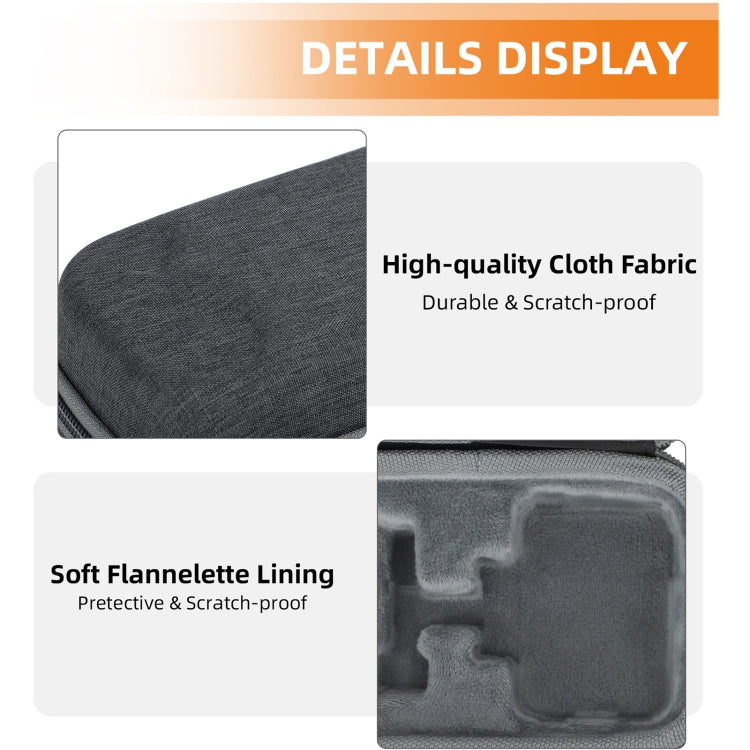 For Insta360 Ace / Ace Pro Sunnylife Portable Carrying Case Handbag Mini Travel Case Organizer Protective Bag (Black) by Sunnylife