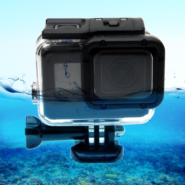 For GoPro NEW HERO /HERO6 /5 30m Waterproof Housing Protective Case + Hollow Back Cover with Buckle Basic Mount & Screw, No Need to Disassemble Lens(GP413) by bashfashion