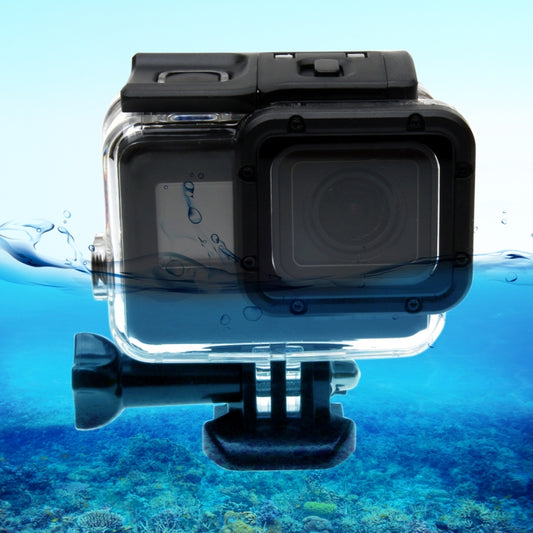 For GoPro NEW HERO /HERO6 /5 30m Waterproof Housing Protective Case + Hollow Back Cover with Buckle Basic Mount & Screw, No Need to Disassemble Lens(GP413) by bashfashion