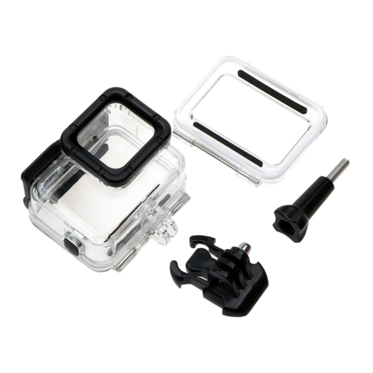 For GoPro NEW HERO /HERO6 /5 30m Waterproof Housing Protective Case + Hollow Back Cover with Buckle Basic Mount & Screw, No Need to Disassemble Lens(GP413) by bashfashion