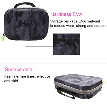 Camouflage Pattern EVA Shockproof Waterproof Portable Case forGoPro, Insta360, DJI and Other Action Cameras Accessories, Size: 27cm x 19cm x 7cm by bashfashion