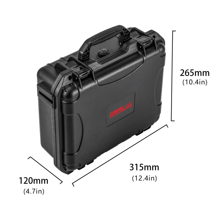 STARTRC Waterproof EVA PP Dual-layer Suitcase Storage Box For GoPro HERO13 Black /12 Black /11 Black /10 Black /9 Black (Black) by STARTRC