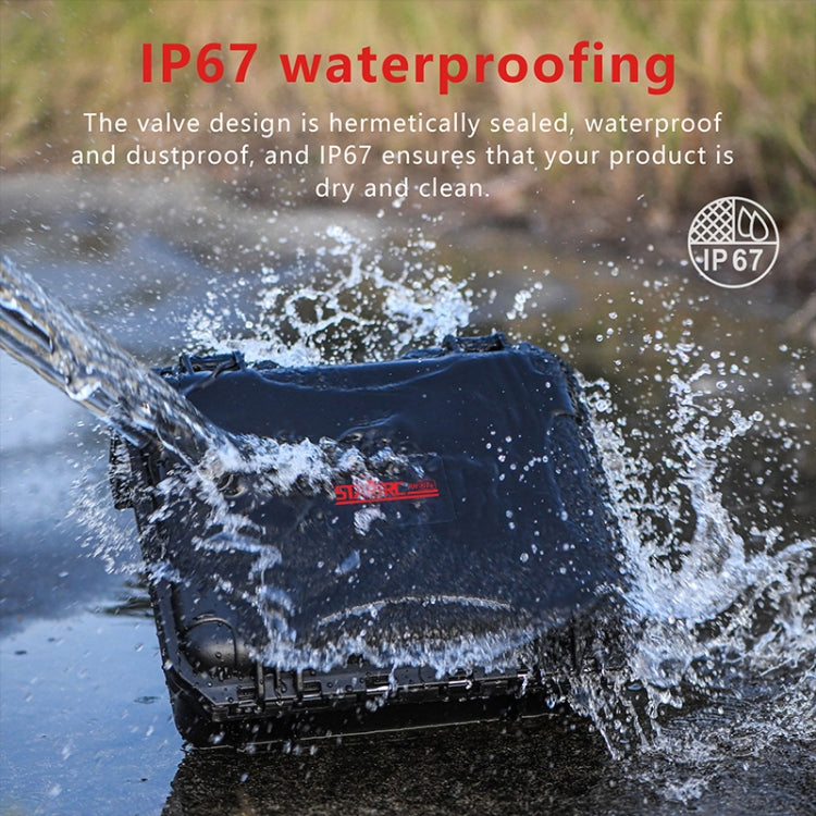 STARTRC Waterproof EVA PP Dual-layer Suitcase Storage Box For GoPro HERO13 Black /12 Black /11 Black /10 Black /9 Black (Black) by STARTRC